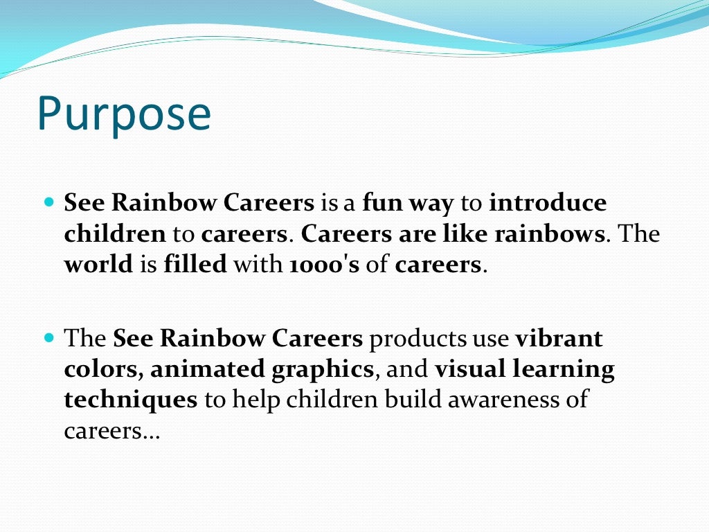 See Rainbow Careers System