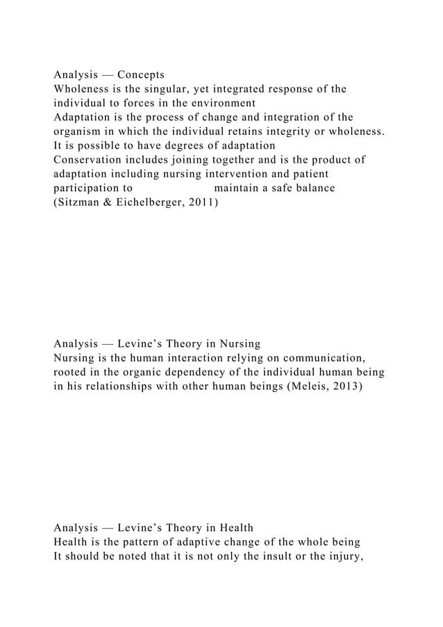 Myra LevineGrand Nursing Theory Based on Interactive Process.docx