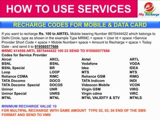 Myrecharge ppt | PDF