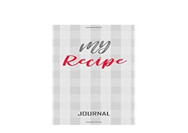 P D F Library My Recipe Blank Journal Recipe Journal For Record Th