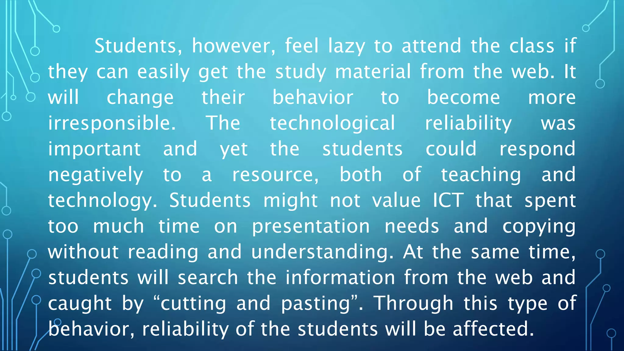 My Reflection of ICT | PPTX
