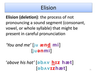 Phonology: The Sound Patterns of Language | PPTX