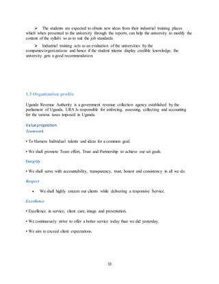 Information technology Internship report | DOCX