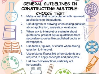 Making Test Questions Different Format of Classroom Assessment Tools | PPTX