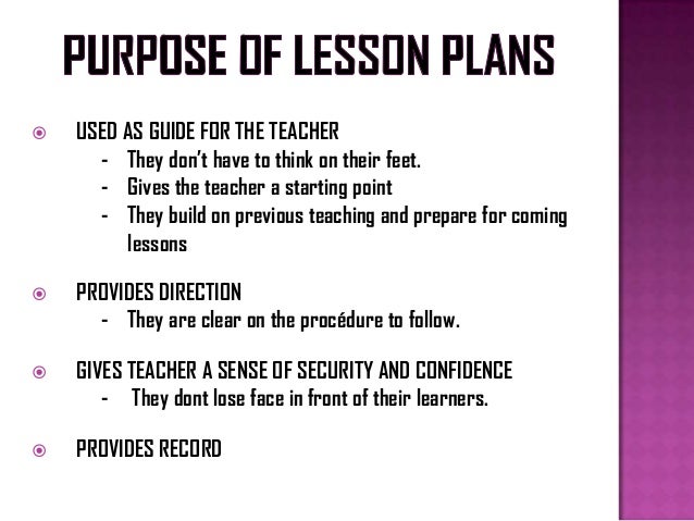 lesson planning ppt