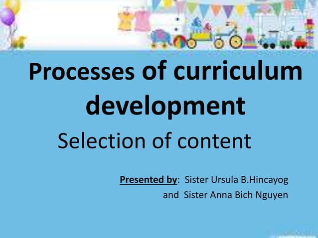 processes of curriculum developement | PPTX | Educational Assessment ...