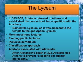 My Report (Aristotle) | PPTX