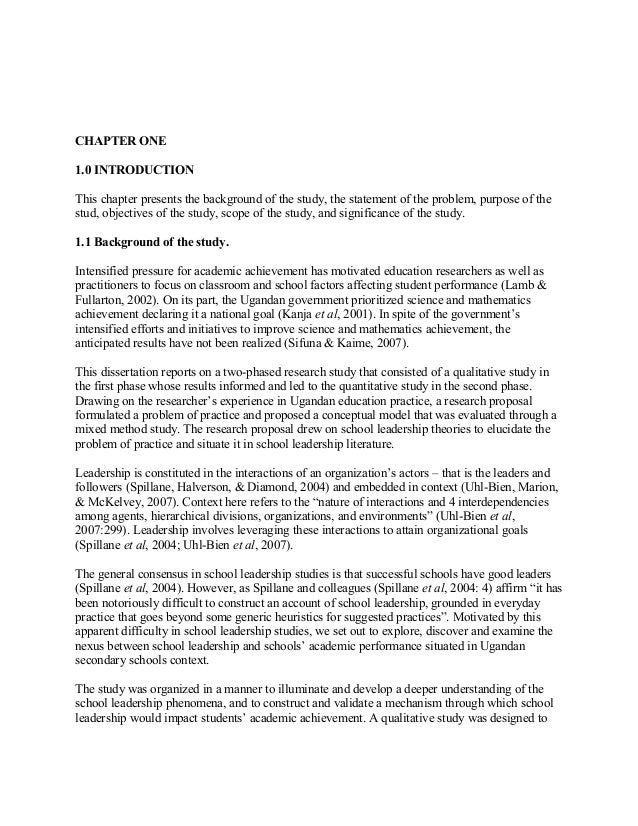 My research proposal