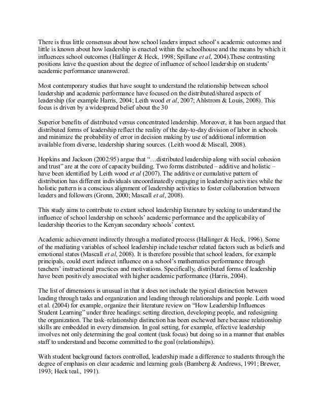 leadership theories essay