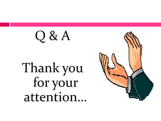Q & A
Thank you
for your
attention…
 
