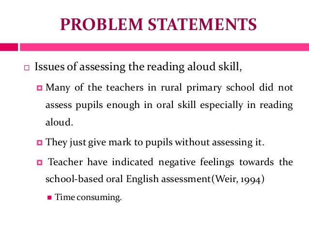 Problems in research proposal