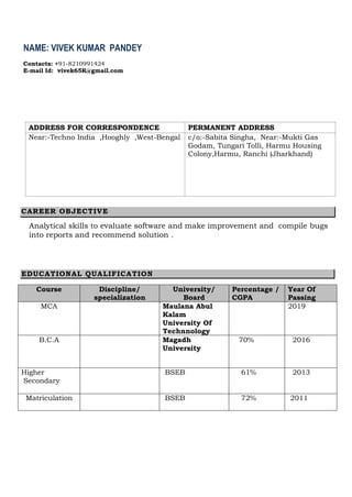 Download This Resume & Land Your Dream Job (Pdf Format Inside!) - p7nrho5