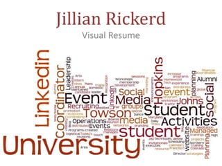 Jillian Rickerd
Visual Resume

 