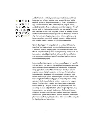 Myriad pro | PDF