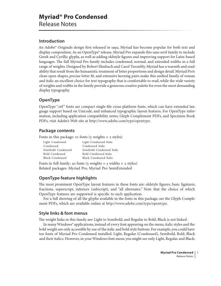 Myriad Pro Light Font Download Mac Myriad Pro Light Font Download Mac