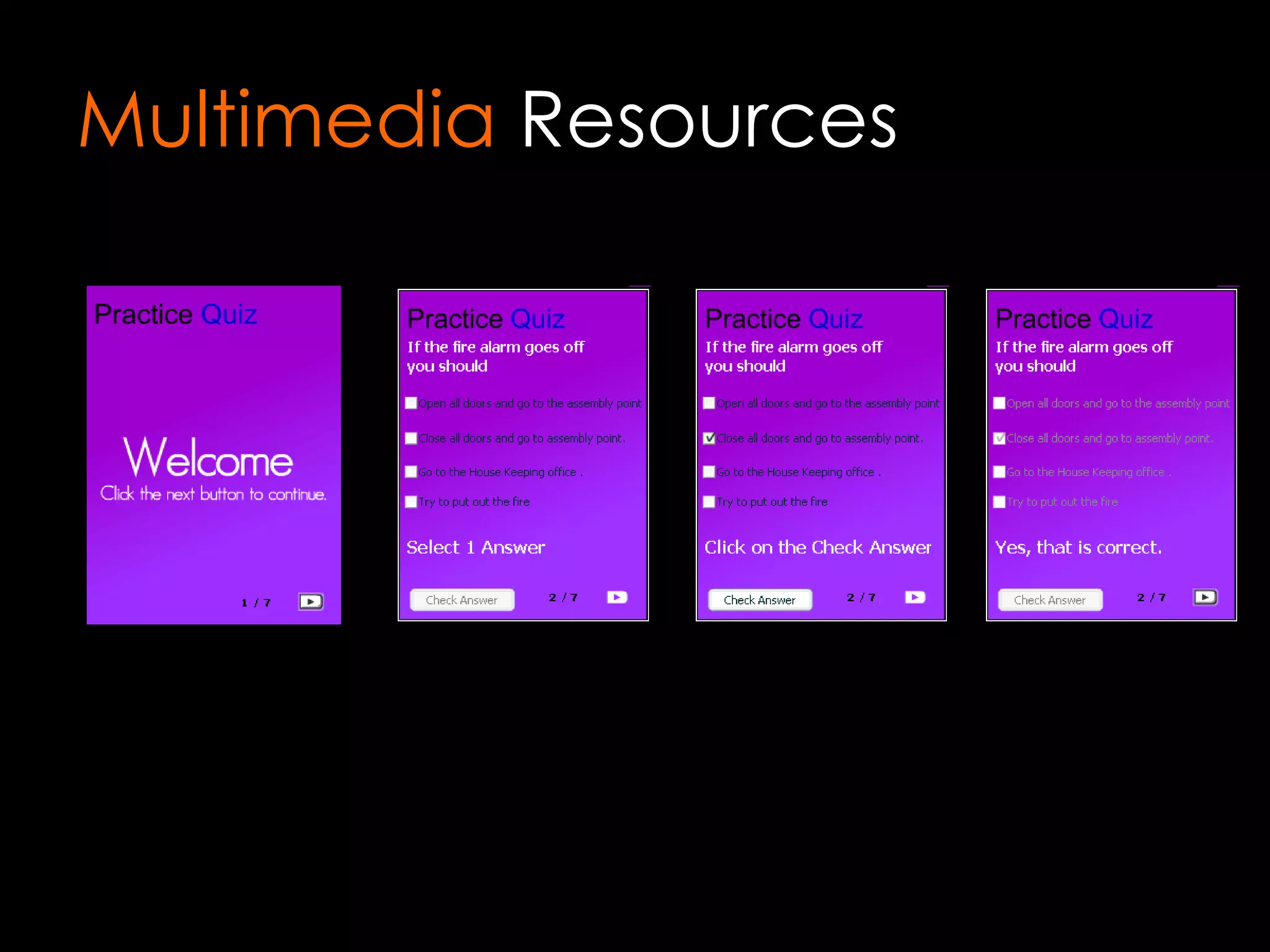 Multimedia  Resources 