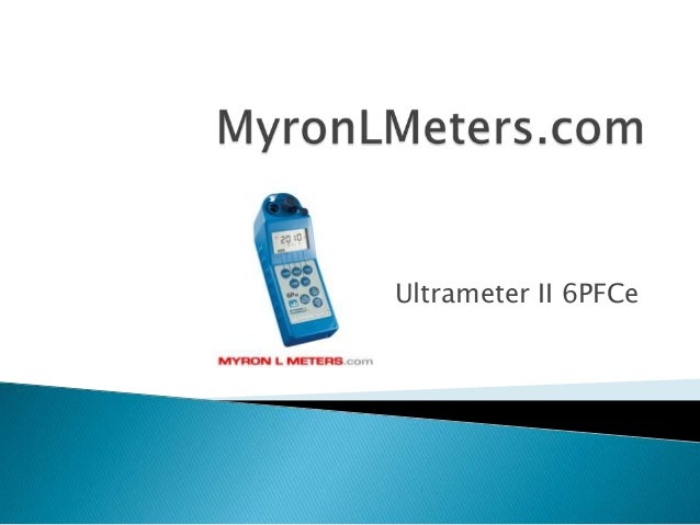 Myron L Ultrameter 2 _ Vidéos de Myron L Ultrameter 2 – EHJWG