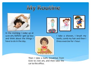 My routine | PPTX