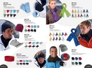 MB 7618
MB 7710
MB 7740
MB 7720
MB 7700 MB 7610
MB 7611
Balaclava
•	 Fleece cap and scarf in one
•	 By means of a cord the...