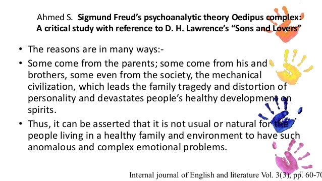 oedipus complex in sons and lovers by d h lawrence essay A lack of tradition in “sons and lovers of king lear and agamemnon – in another essay, dh lawrence: sons and lovers. oedipus complex in sons and lovers by d h lawrence essay A lack of tradition in “sons and lovers of king lear and agamemnon – in another essay, dh lawrence: sons and lovers.