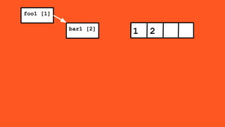 foo1 [1]
bar1 [2]
1 2
 