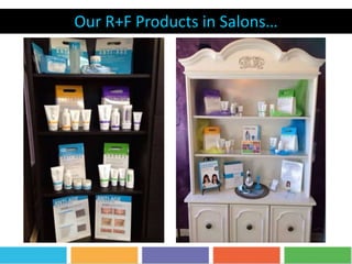 Our R+F Products in Salons…
 