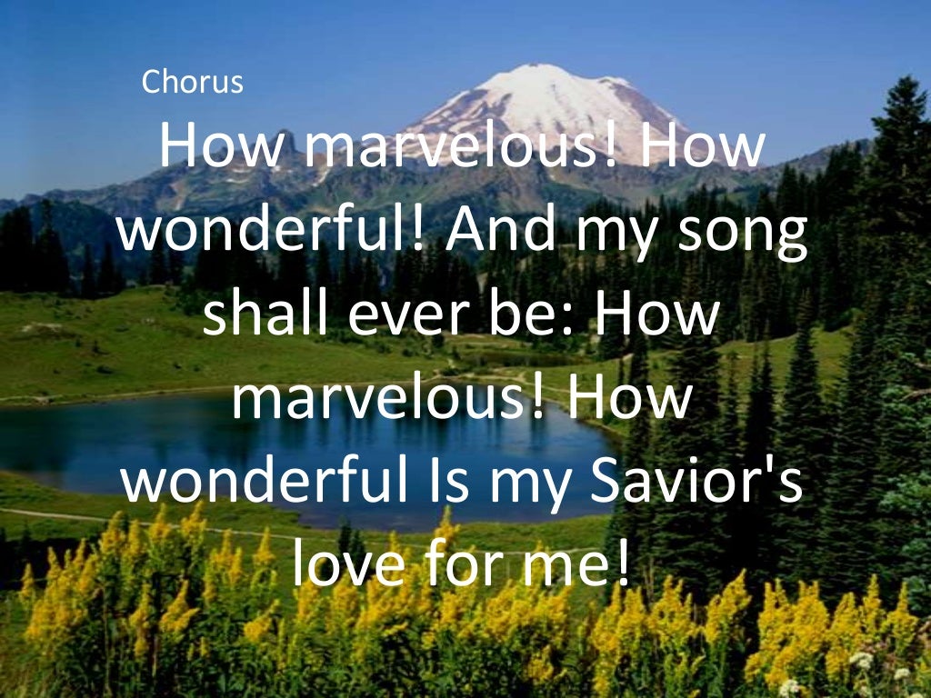 My Savior's Love