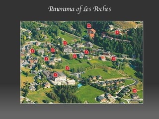 Panorama of  Les Roches 