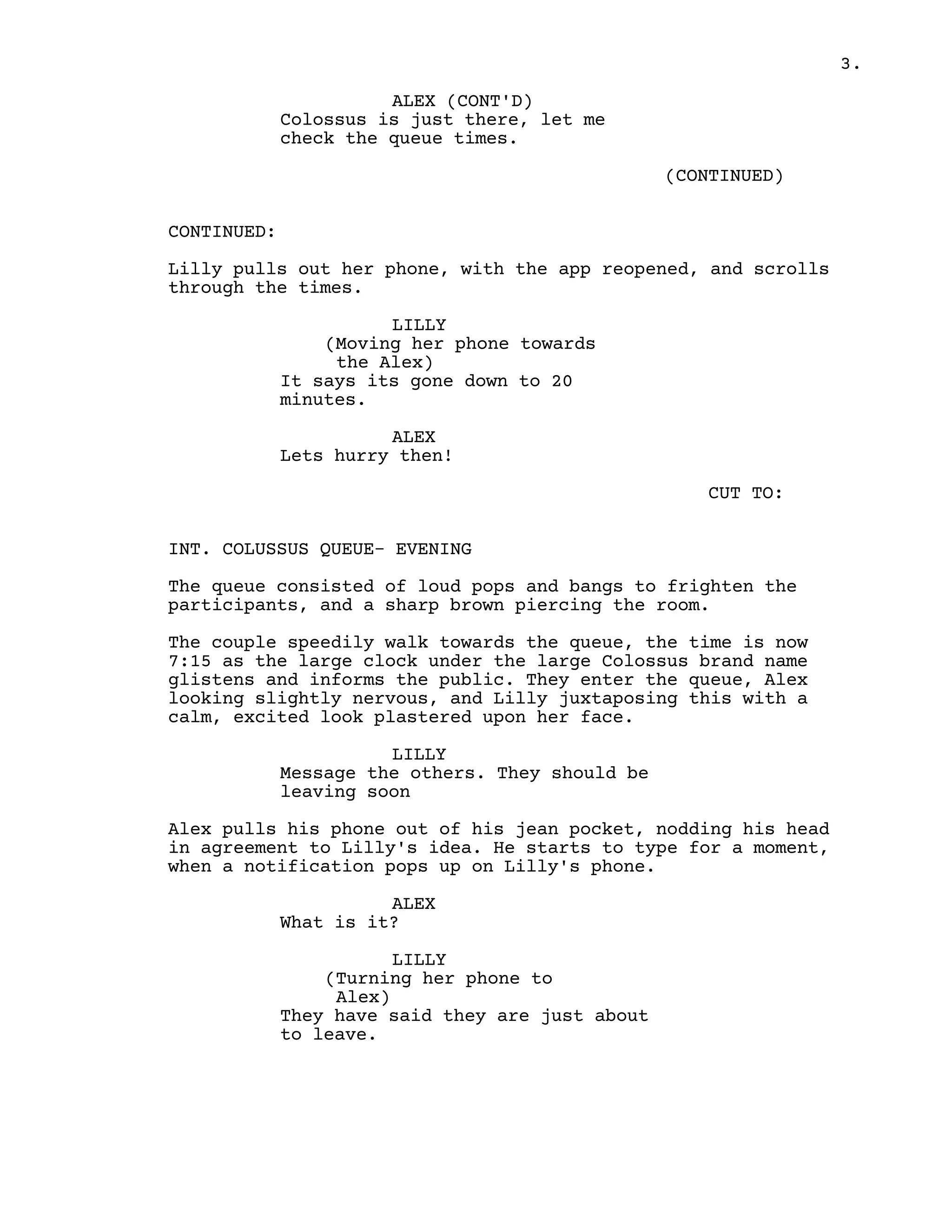 My script for my media studies coursework | PDF