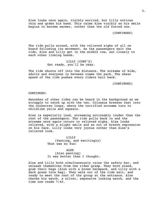 My script for my media studies coursework | PDF