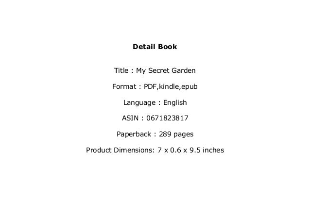 Download P D F Library My Secret Garden Read Online