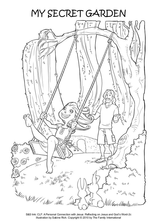 Download Coloring Page: My Secret Garden