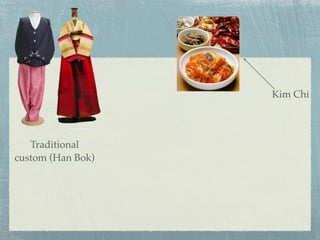 Kim Chi




   Traditional
custom (Han Bok)
 