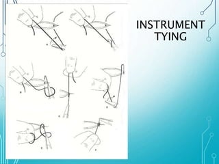 INSTRUMENT 
TYING 
 