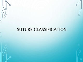 SUTURE CLASSIFICATION 
 