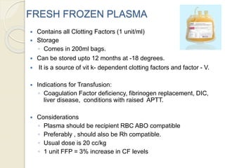 IV FLUIDS AND BLOOD IN RESUSCITATION | PPTX