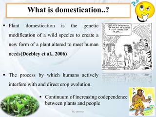 Domestication syndrome in crop plants | PPTX
