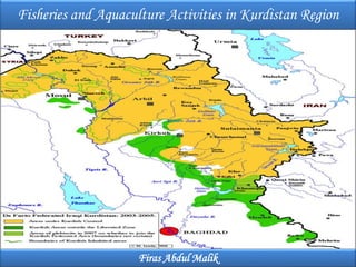 Fisheries and Aquaculture Activities in Kurdistan Region 
Firas Abdul Malik 
 