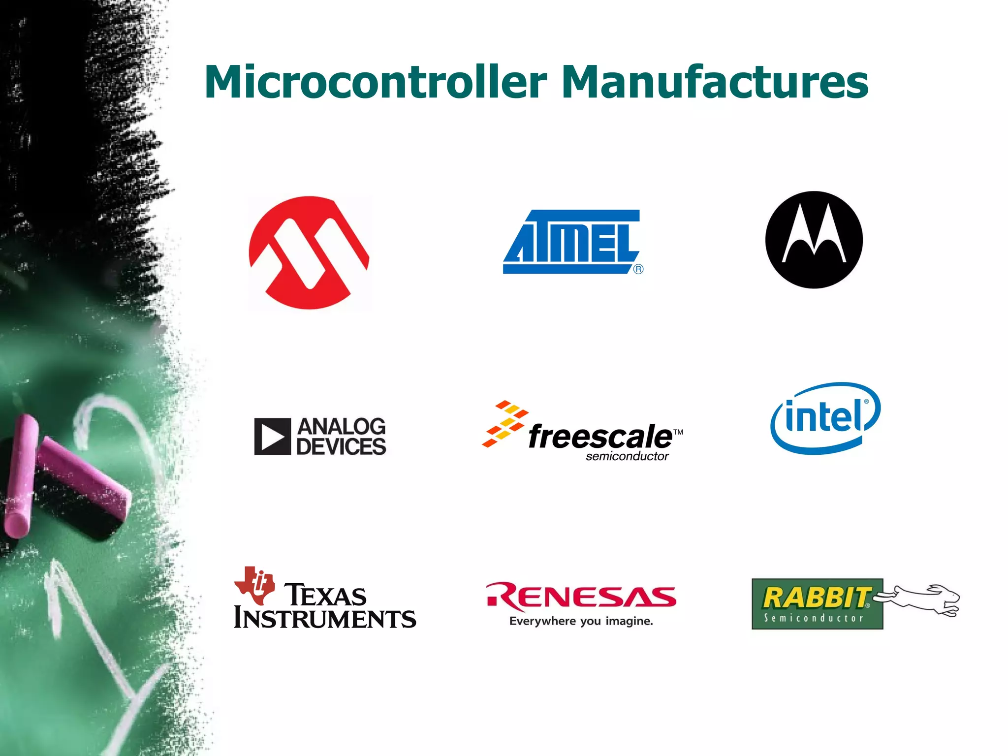 Microcontroller Manufactures 