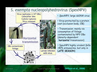 (Wilson et al., 2008)
9/11/2014 42
Division of Agricultural Chemicals
 