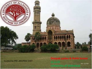 9/11/2014 Division of Agricultural Chemicals 1
Deepak yadav & Rohit kumar
m.sc-iii
University of allahabad
Guided by-PRF. ANUPAM DIXIT
 