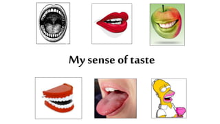 My sense of taste
 