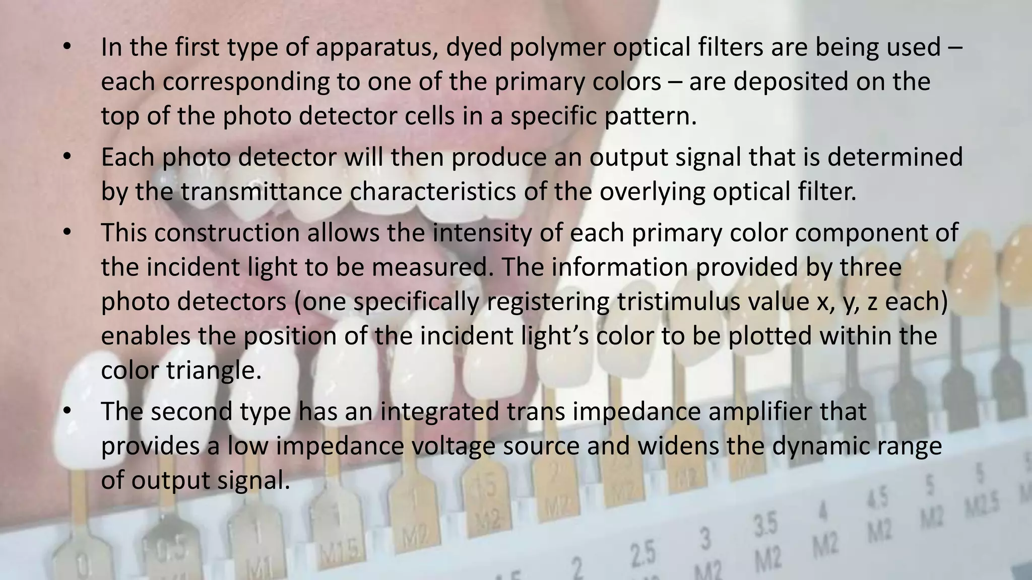 Shade selection in FPD | PPTX
