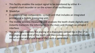 Shade selection in FPD | PPTX