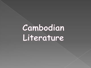 Cambodian Literature