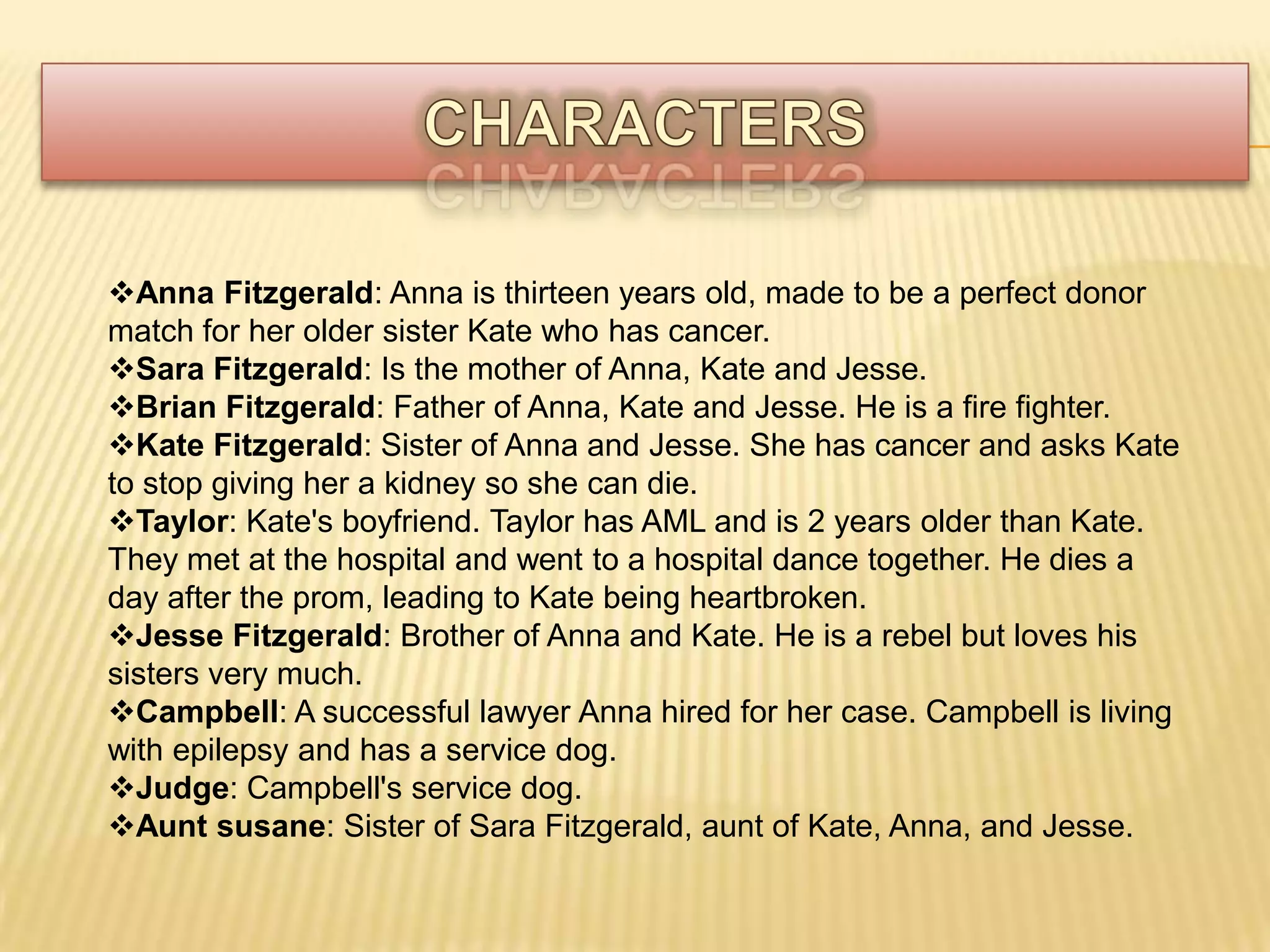 My sisters keeper | PPT