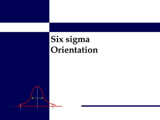 Six sigma Orientation 