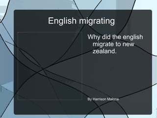 English migrating  ,[object Object]