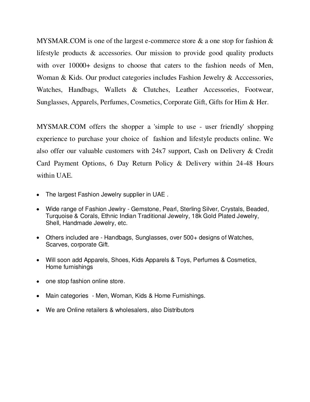 fashion jewelry in dubai