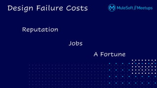 Design Failure Costs
Reputation
A Fortune
Jobs
 